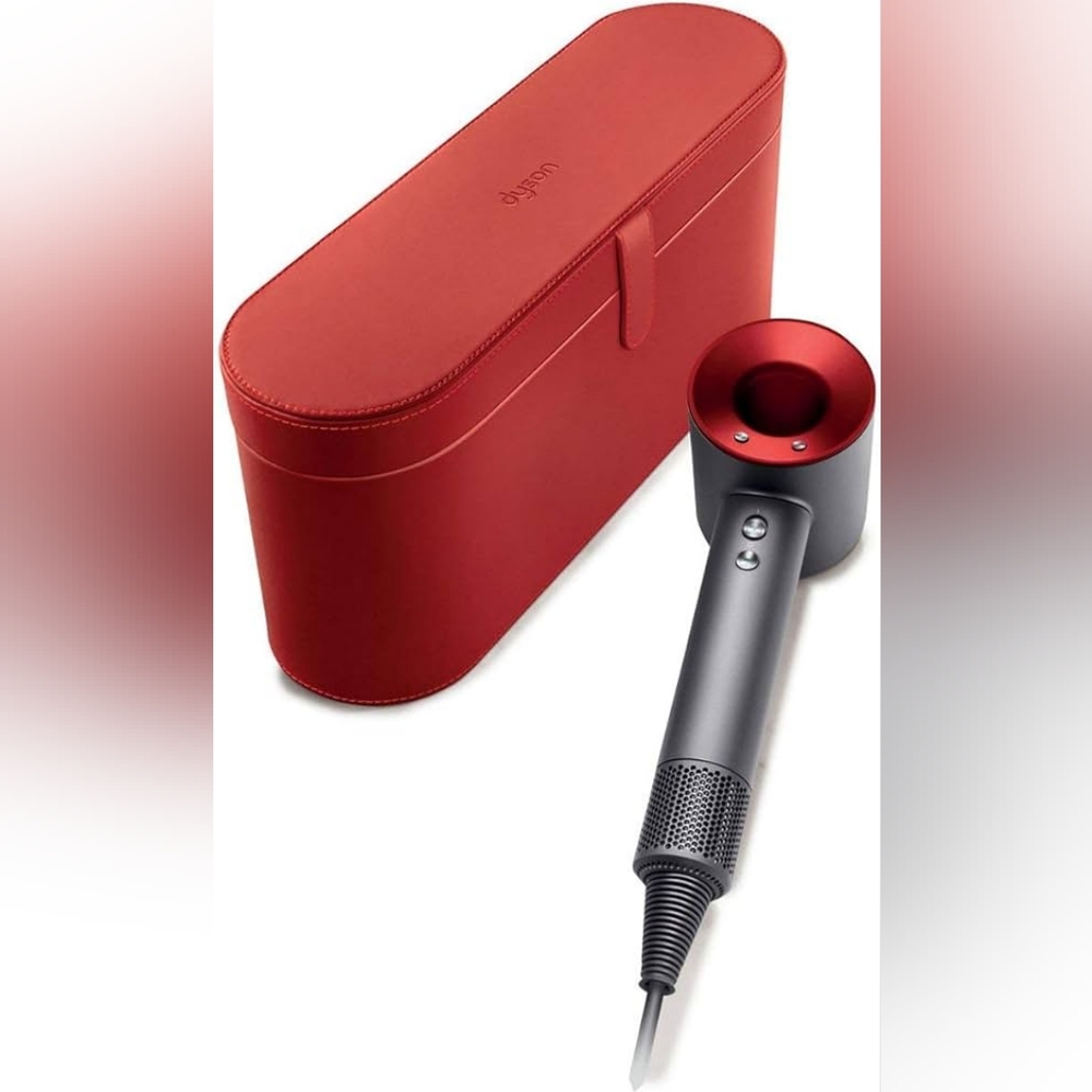 Dyson Supersonic in Iron & Red Color